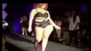 'Fashion Week Plus Size 2017- Fat Woman Walks In Lingerie Bikini - Fashion Show . -newest fashion fbs'
