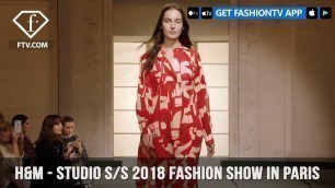 'H&M Presents Studio Spring/Summer 2018 Collection at Paris Fashion Week | FashionTV | FTV'