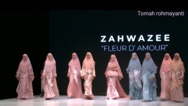 'HIJAB ZAHWAZEE \"fleur D\'amor\" INDONESIA FASHION WEEK 2019'