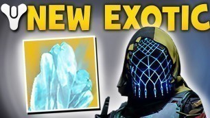 'Destiny 2 - NEW HUNTER EXOTIC HELMET | Monthly Fashion Contest Emblem !!'