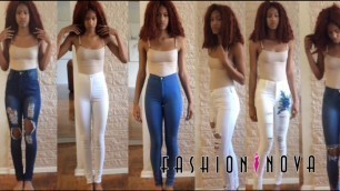 'Fall Haul 2017 How does fashion nova fit tall slim girls?Fashion Nova&Jeans haul'