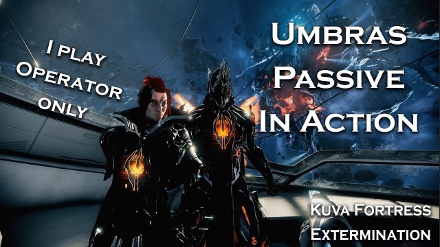 'Warframe: Umbras Passive in action | Umbra and Tenno Extermination Mission'