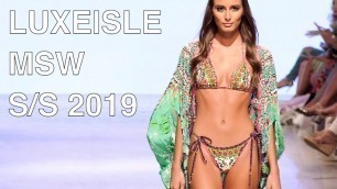 'LUXEISLE | SWIMWEAR 2019 | MIAMI FASHION SHOW | EXCLUSIVE'