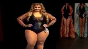 'Fashion week Plus Size 2017 | Miss Plus Size Hot And Body Confidence | Best Moment In Slow Motion .'