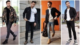 '4 Easy Fall Outfits for Men | Men\'s Fashion Inspiration Lookbook | Alex Costa'