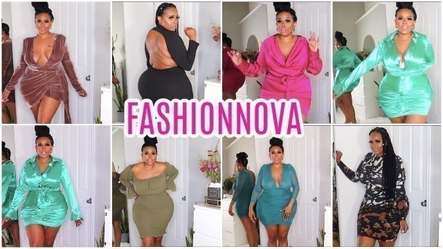 'NYE FASHION NOVA TRY ON HAUL QUARANTINE SLAY | CURVY GIRL PLUS SIZE FRIENDLY | CRYSTAL CHANEL'