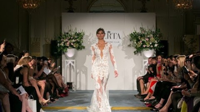 'BERTA 2015 Bridal Collection Catwalk in London'