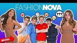 'My CRUSH Reacts To Fashion Nova INSTAGRAM Model **Who Wore It Better CHALLENGE**