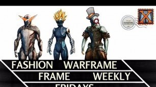 '[Warframe] Fashion Frame Fridays feat. Banshee Prime, sentinels!'