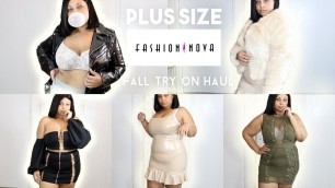 'HOLD UP !! I\'M A SIZE XL IN FASHION NOVA !?? FASHION NOVA PLUS SIZE FALL TRY ON HAUL'