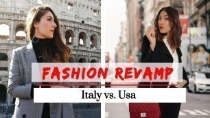 'Fashion Revamp Challenge: ITALY VS. USA Style Differences | ft. Sofie\'s World'