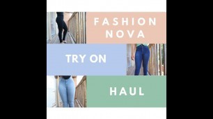 'Fashion Nova Jeans Sizes 9 & 11 Try On'