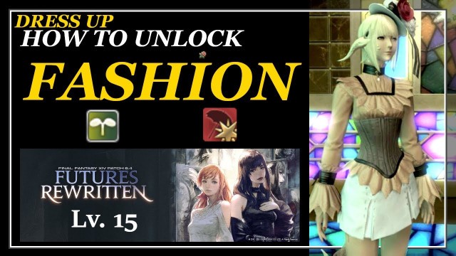 'FFXIV A Realm Reborn - How To Unlock Fashion Report  - Passion for Fashion - Guide'