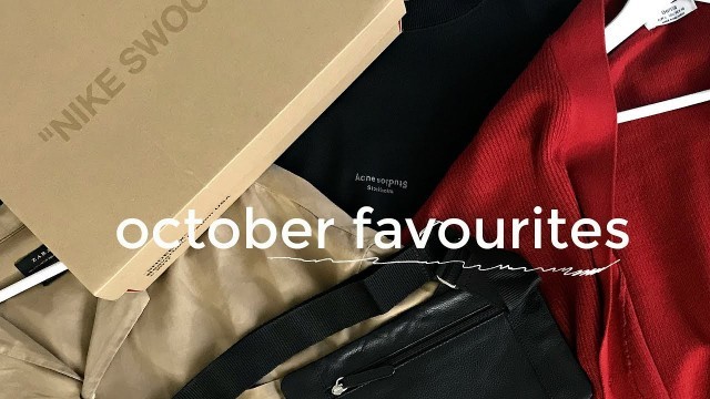 'OCTOBER FAVOURITES | Monthly Q&A | Men\'s Fashion | Daniel Simmons'