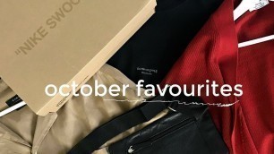 'OCTOBER FAVOURITES | Monthly Q&A | Men\'s Fashion | Daniel Simmons'