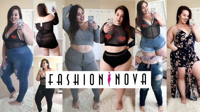 'HUGE Fashion Nova Curve Try-On Haul! |Plus Size Fashion|'