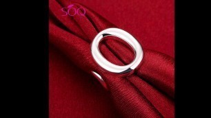 'European and American style oval ring'