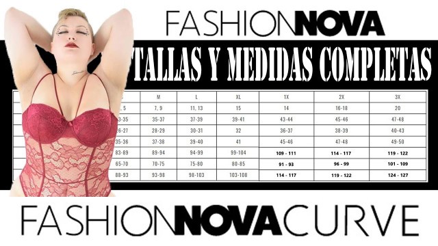 'COMO SABER TU TALLA EN FASHION NOVA (Número y Letra) | INCLUIDO TALLAS GRANDES'