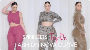 'SPRING SETS TRY-ON HAUL | FASHION NOVA CURVE'