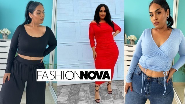 'FASHION NOVA CURVE HOLIDAYS TRY ON HAUL ( plus size clothes ) ropa para gorditas'