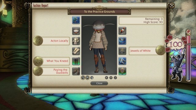 'FFXIV: Fashion Report Friday - Week 87 - Theme : To The Practice Grounds'