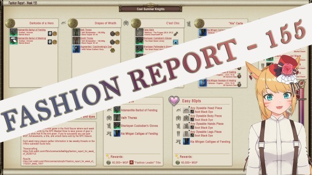 'Fashion Report - Cool Summer Knights - Week 155 (FFXIV)'