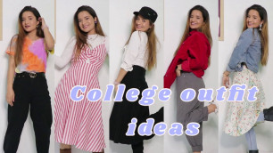 'College Outfit Ideas || What To Wear To College || Priyanka Negi'