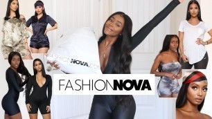 'FASHION NOVA TRY ON HAUL | Quarantine/Loungewear Edition'