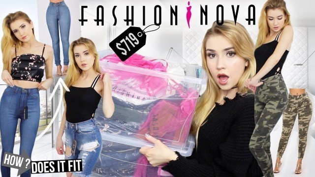 'I SPENT $700 ON FASHION NOVA!! | How it fits.. WORTH THE HYPE?!'