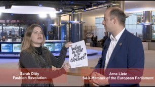 'Arne Lietz: Interview Fashion Revolution Week with Sarah Ditty'