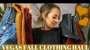 'VEGAS FALL CLOTHING HAUL | Forever 21, TJ Maxx, H&M'