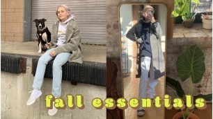 'FALL WARDROBE ESSENTIALS & TRENDS 2019'