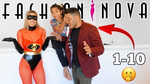 'My HUSBAND RATES FASHION NOVA Halloween Costumes!'