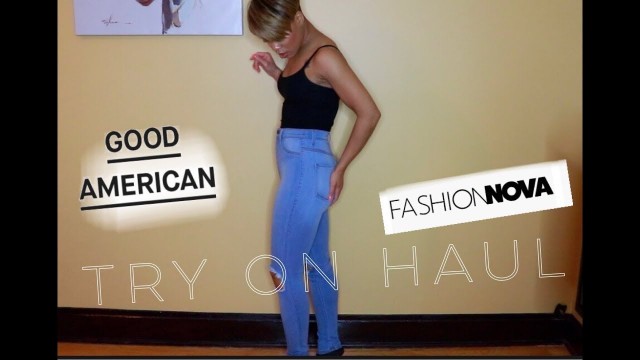 'FASHION NOVA JEANS vs. GOOD AMERICAN JEANS | TRY ON HAUL | CHICMARIE'