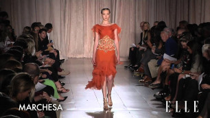 'Marchesa 2013 SS Runway Show  New York Fashion Week  ELLE TV'