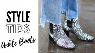 'How To Style Ankle Boots | Fashion Trends 2018'