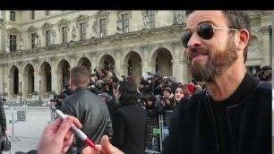 'JUSTIN THEROUX ATTENDING LOUIS VUITTON FASHION SHOW IN PARIS 2019.03.05 by Nowayfarer'