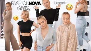 'FASHION NOVA TRY ON CLOTHING HAUL | WINTER EDITION | Conagh Kathleen'