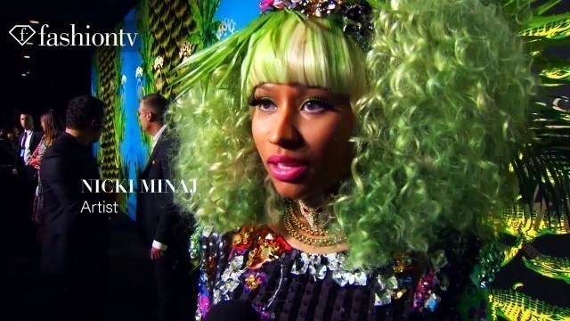 'Versace for H&M Launch in NY ft Nicki Minaj, Prince, Uma Thurman & Jennifer Hudson | FashionTV - FTV'