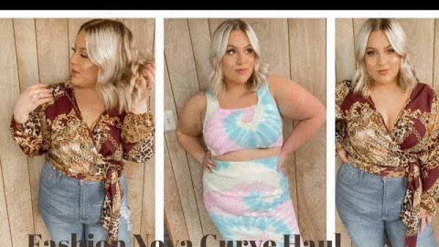 'First Time Trying Fashion Nova Curve! PLUS SIZE Try-on Haul and Review!'