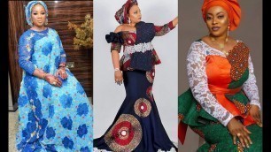 '#AFRICAN FASHION || STYLISHLY CAPTIVATING #ANKARA AND EXOTIC #LACE ASOEBI DRESSES FOR THE WOMEN'