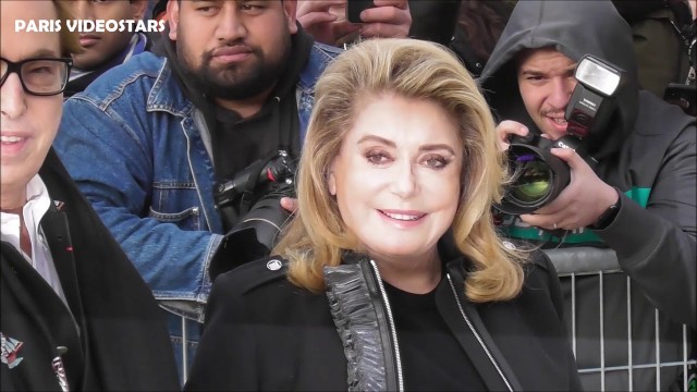 'Catherine DENEUVE @ Paris Fashion Week 5 marS 2019 défilé Louis Vuitton'