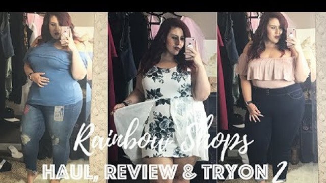 'Rainbow - Plus Size Try On Haul and Review 2'