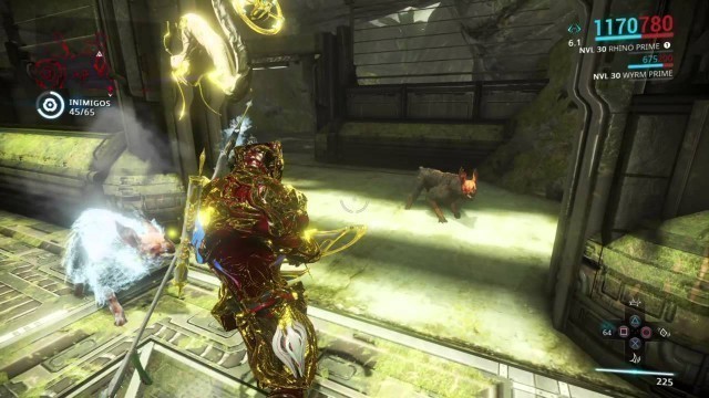 'Warframe - Jogabilidade com Rhino Prime'