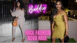 'HUGE FASHION NOVA HAUL | 1ST VIDEO IN 3 YEARS?!!!'