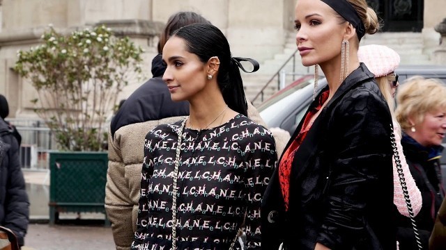 'PARIS FASHION WEEK AW19  -  CHANEL STREETSTYLE - PFW'