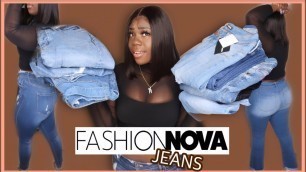 'Fashion Nova Jean Try On Haul Sizes 13,14,15,1X | ASHLEY CHEVALIER'