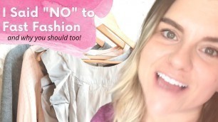 'Fast Facts on Fast Fashion  |  Day In The Life |  I\'m Hosting A Sip & Swap | True Fashion Vlog'