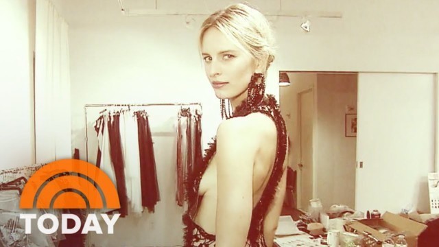 'Fashion Week: Marchesa Behind The Scenes With Karolina Kurkova | TODAY'