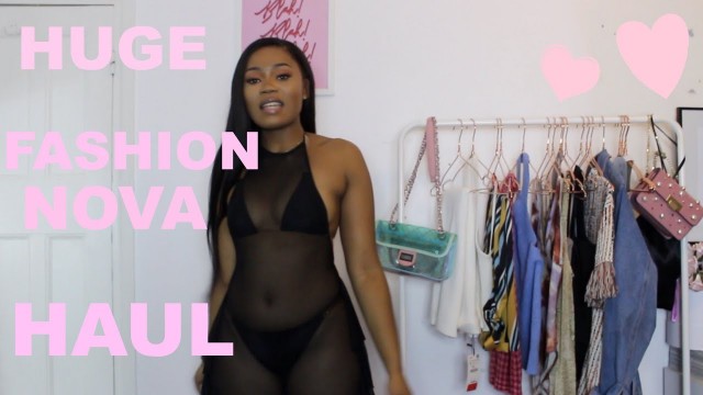 'HUGE TRY ON | FASHION NOVA HAUL'